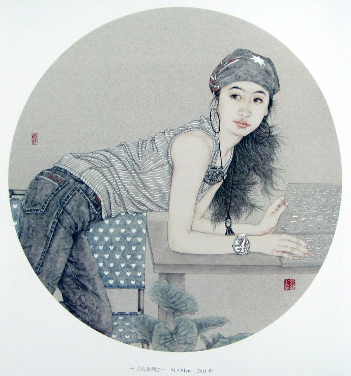 张艺工笔画欣赏 - tangtian - 雅宜清致