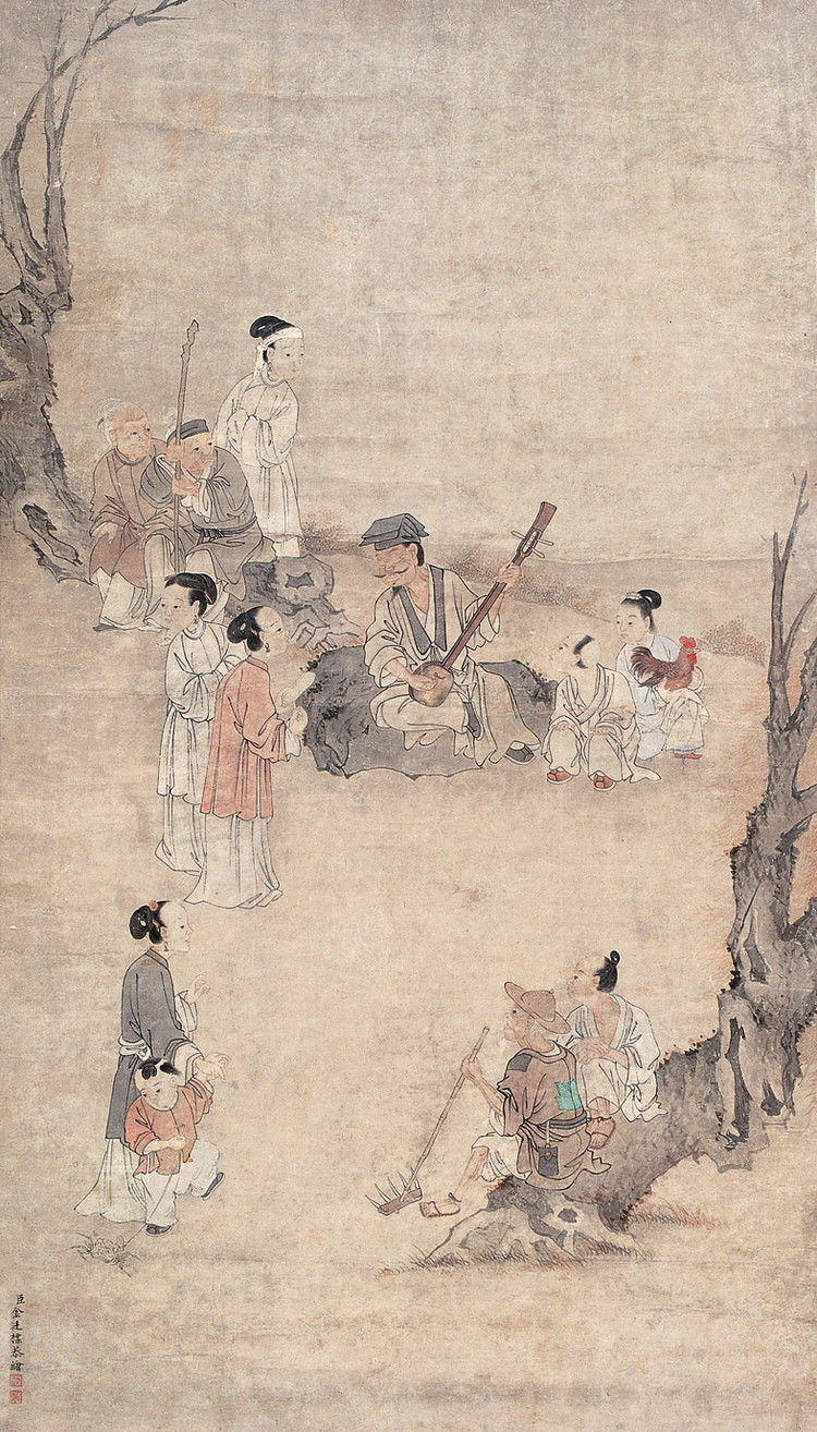 金廷标（清）人物山水作品欣赏 - wangchangzhengb - wangchangzhengb的博客