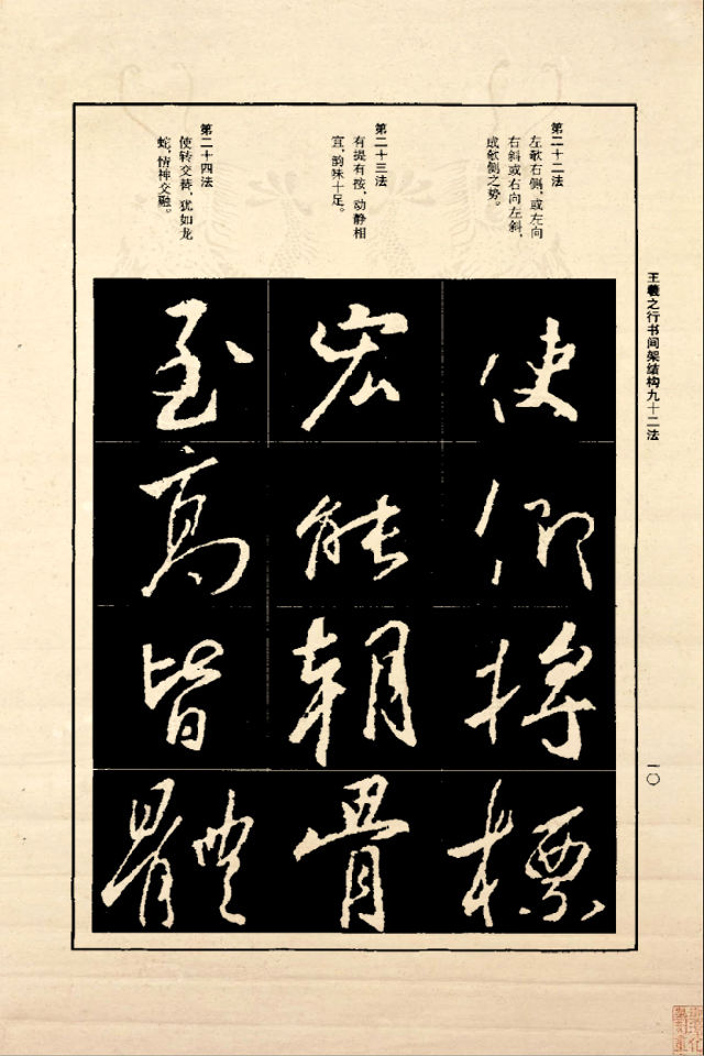 王羲之行书间架结构92法（正版） - 香儿 - xianger