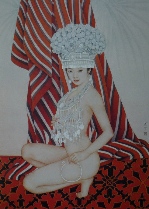 中青年艺术家 崔景哲［浓墨重彩］工笔人物画 - 石墨閣 - 石墨閣