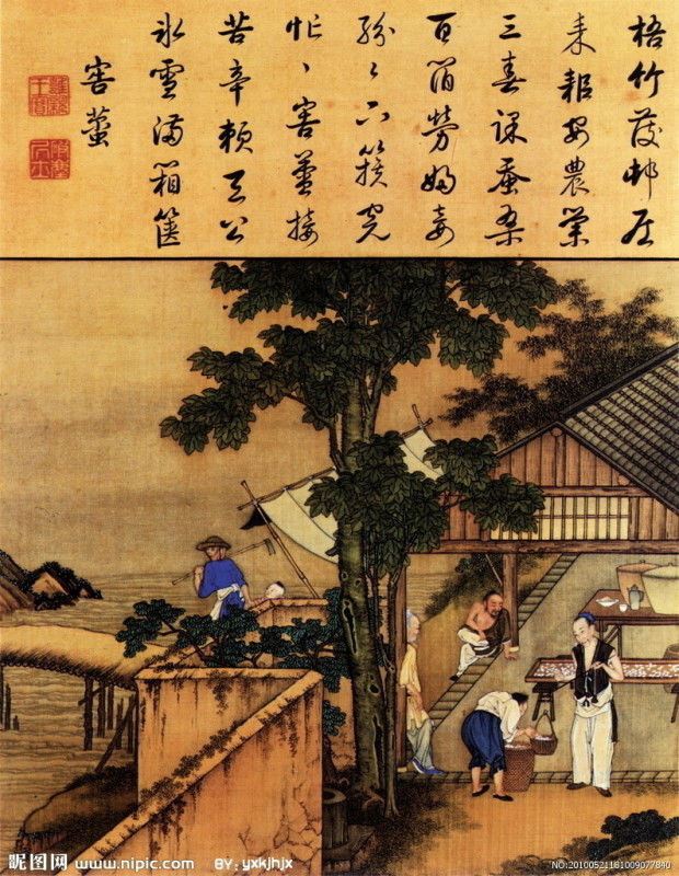 雍正像耕織圖册 - lyaxman - lyaxman的博客