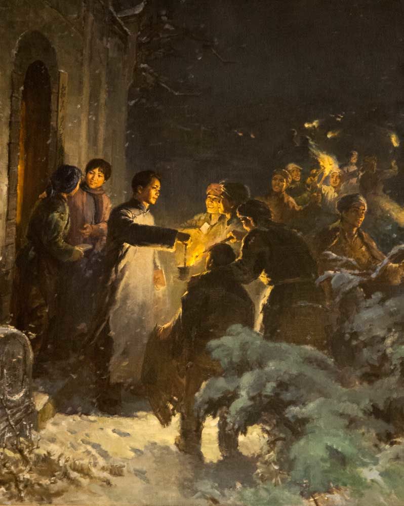 毛泽东的足迹 当代名家油画精品集（青年时期） - 潮河边人 - 潮河边人博客