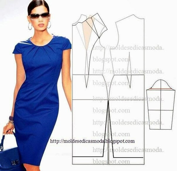 платье выкройка22 (604x584, 168Kb)