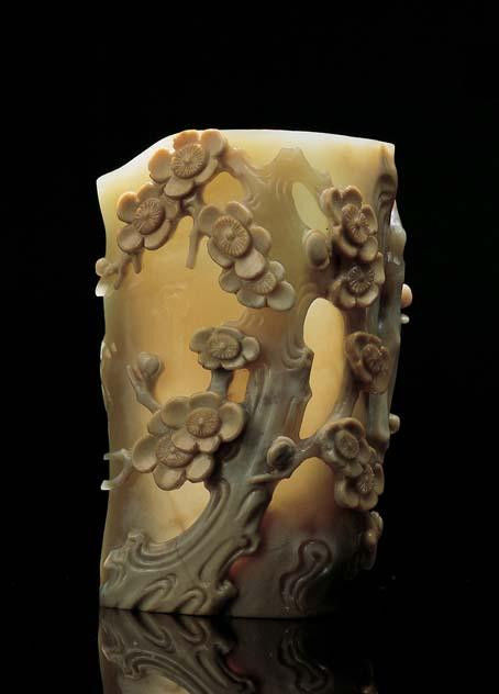 文房清玩(笔洗 笔筒 笔架 笔插 笔掭 砚滴 砚屏 水盂 墨床 臂搁 镇纸 印章 印盒 山子 - 苍茫大漠 - 苍茫大漠 的博客