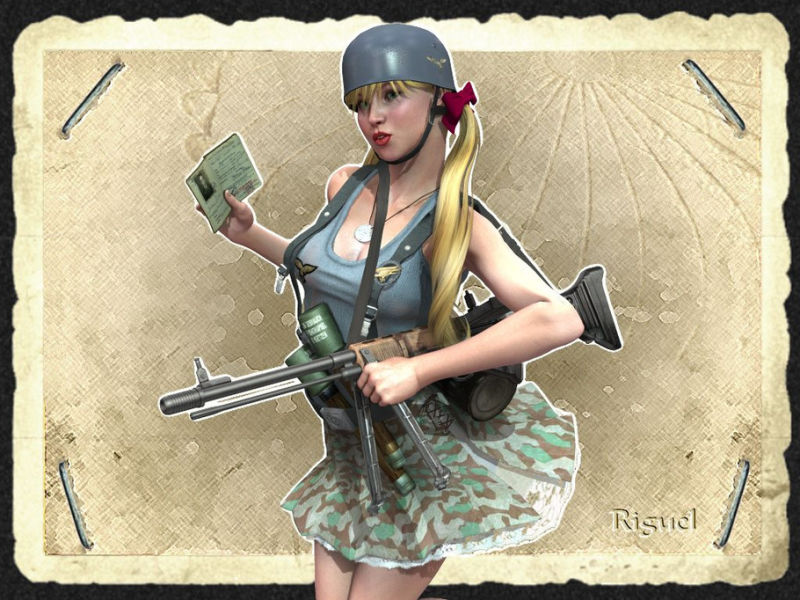 二战中的另类裸露艺术 - 沉默的麻雀 - 沉默的麻雀的博客