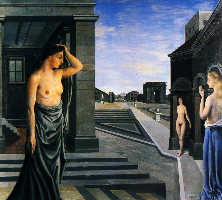比利时艺术家 保罗·德尔沃  Paul Delvaux - 石墨閣 - 石墨閣