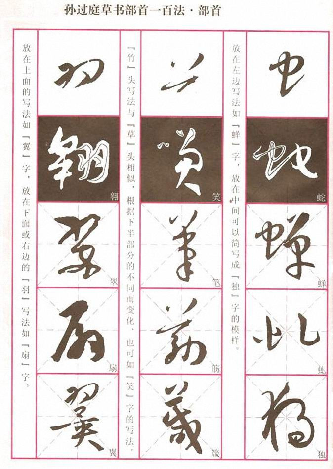 孙过庭草书部首一百法 - chengyi606 - chengyi606