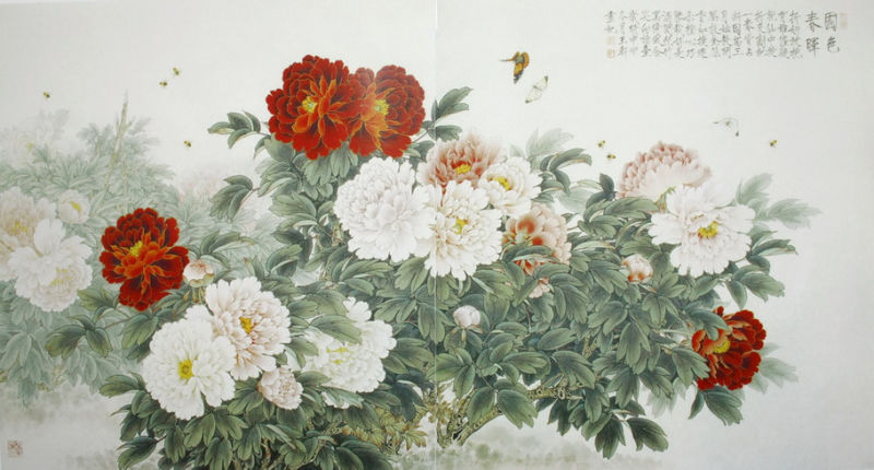 【书画艺术】名家画牡丹精选 - 雁飞墨行 - 雁飞