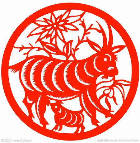 【潇洒艺术-276】请您欣赏：羊年剪纸 - 潇洒如风 - 潇洒天地 如意家园