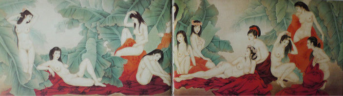 中青年艺术家 崔景哲［浓墨重彩］工笔人物画 - 石墨閣 - 石墨閣