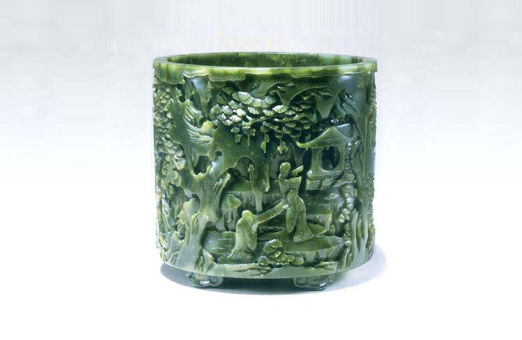 文房清玩(笔洗 笔筒 笔架 笔插 笔掭 砚滴 砚屏 水盂 墨床 臂搁 镇纸 印章 印盒 山子 - 苍茫大漠 - 苍茫大漠 的博客