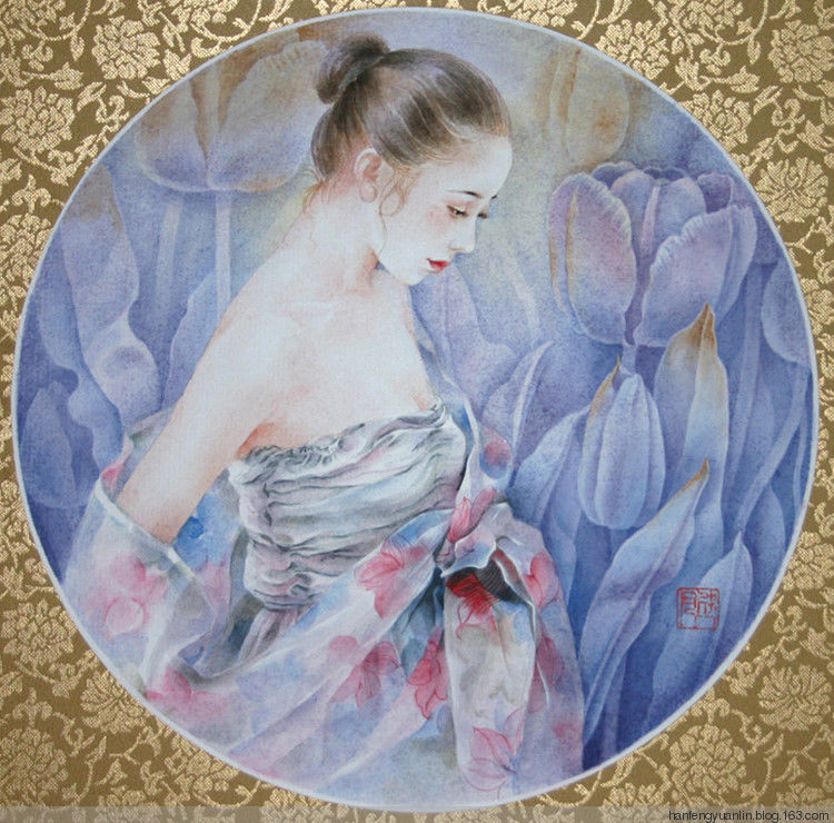 纪淑文、邱皓 、邱月母女工笔作品(1) - 山野村夫 - 山野村夫