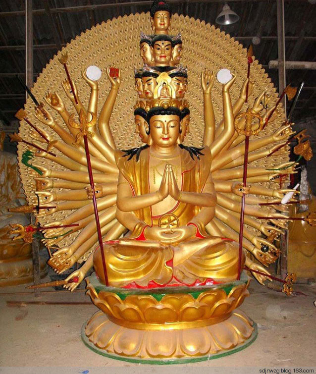 庄严的千手观音菩萨像 - sdjnwzg - WZG的博客
