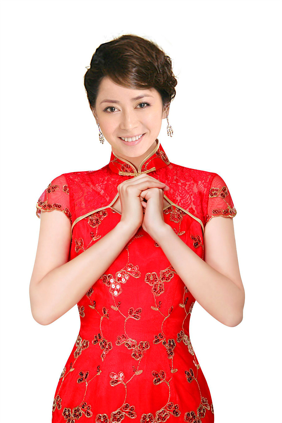 【旗袍美女 】美丽新娘 - 秋叶 - 