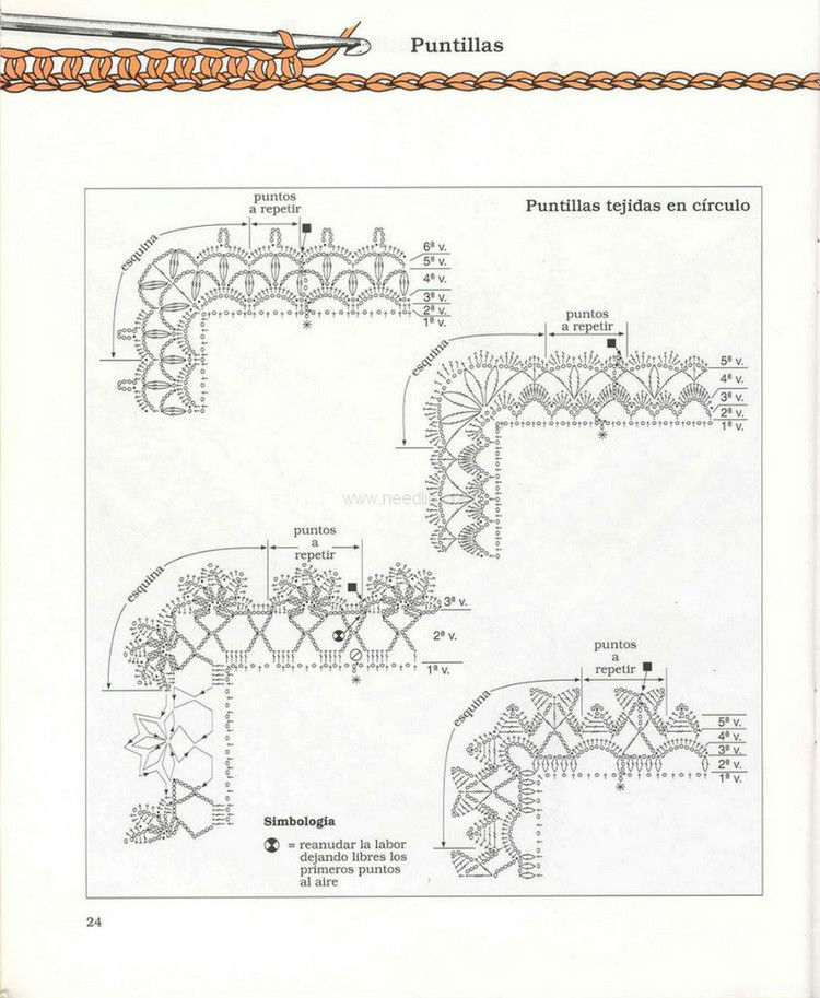 al ganchillo_Muestras（钩针花样） - 壹一 - 壹一的博客