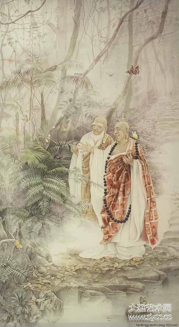 纪淑文、邱皓 、邱月母女工笔作品(1) - 山野村夫 - 山野村夫