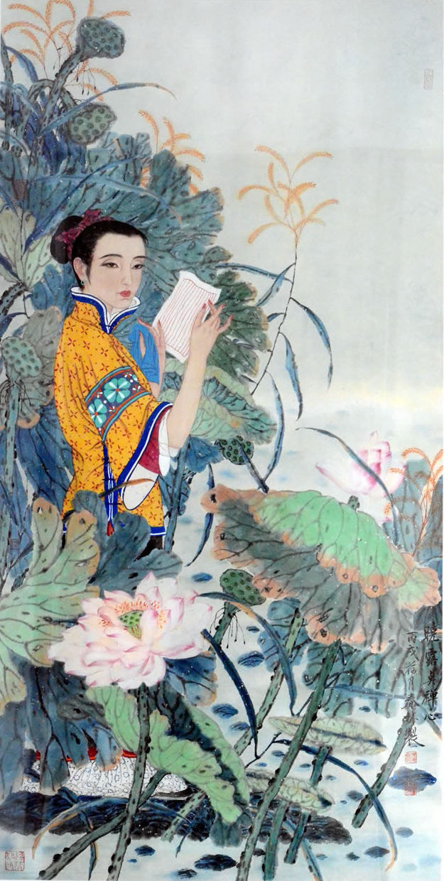 生宣重彩：从技巧到观念－倪春林的工笔人物画 - 石墨閣 - 石墨閣