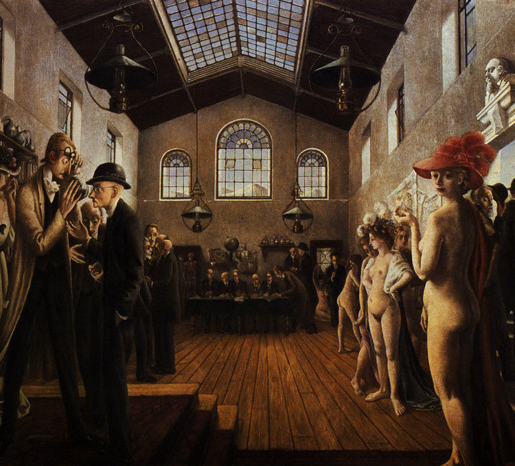 比利时艺术家 保罗·德尔沃  Paul Delvaux - 石墨閣 - 石墨閣