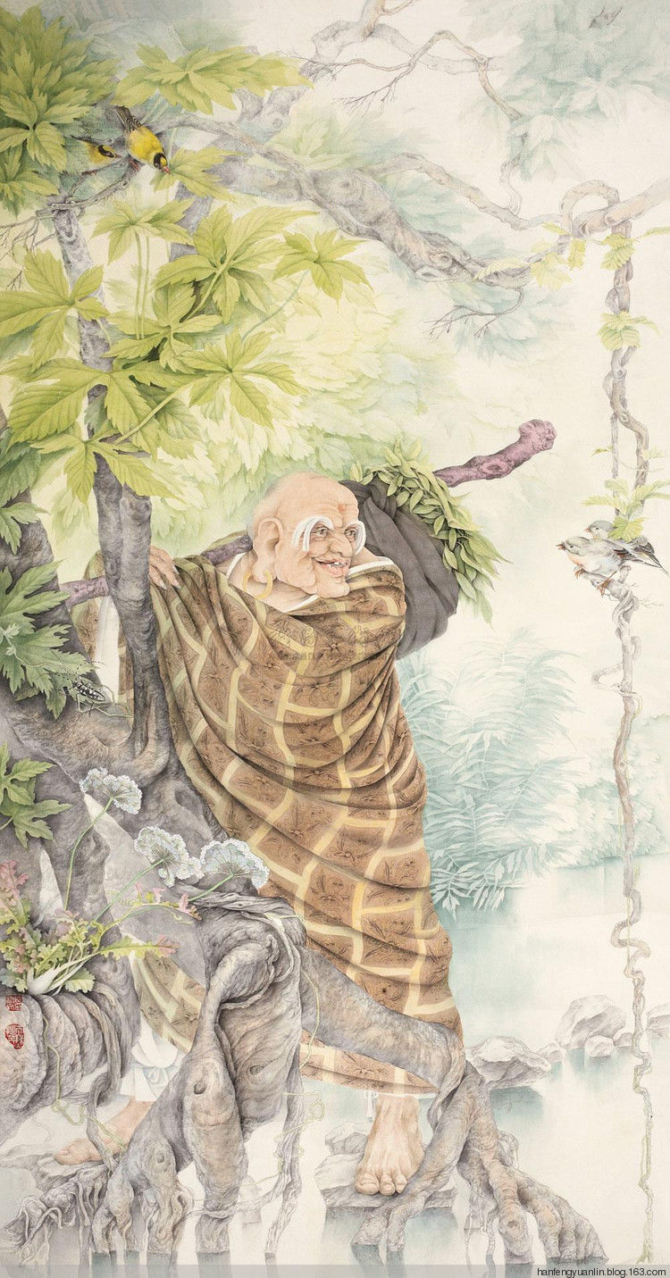 纪淑文、邱皓 、邱月母女工笔作品(1) - 山野村夫 - 山野村夫