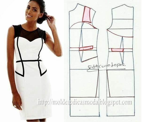 платье выкройка23 (604x518, 134Kb)