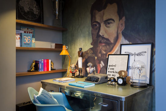 复式三居室公寓设计复古与清新的完美碰撞