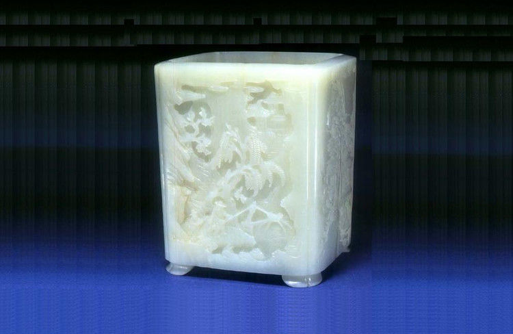 文房清玩(笔洗 笔筒 笔架 笔插 笔掭 砚滴 砚屏 水盂 墨床 臂搁 镇纸 印章 印盒 山子 - 苍茫大漠 - 苍茫大漠 的博客