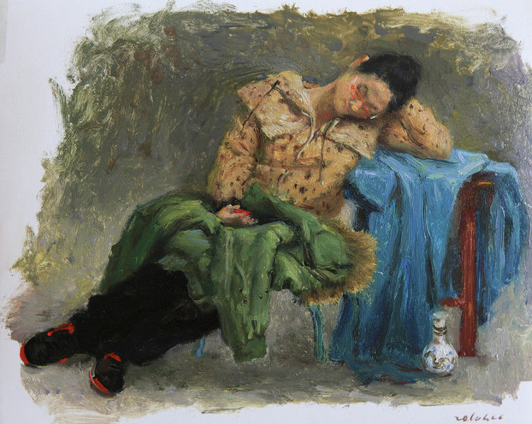 油画家：张学〖和风三月〗 - 石墨閣 - 石墨閣