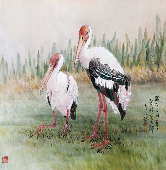 花鸟世界梦亦香│台湾国画大师黄明贤作品。 - │Icê Blüe│ - ∑xtent°∧rt，2011