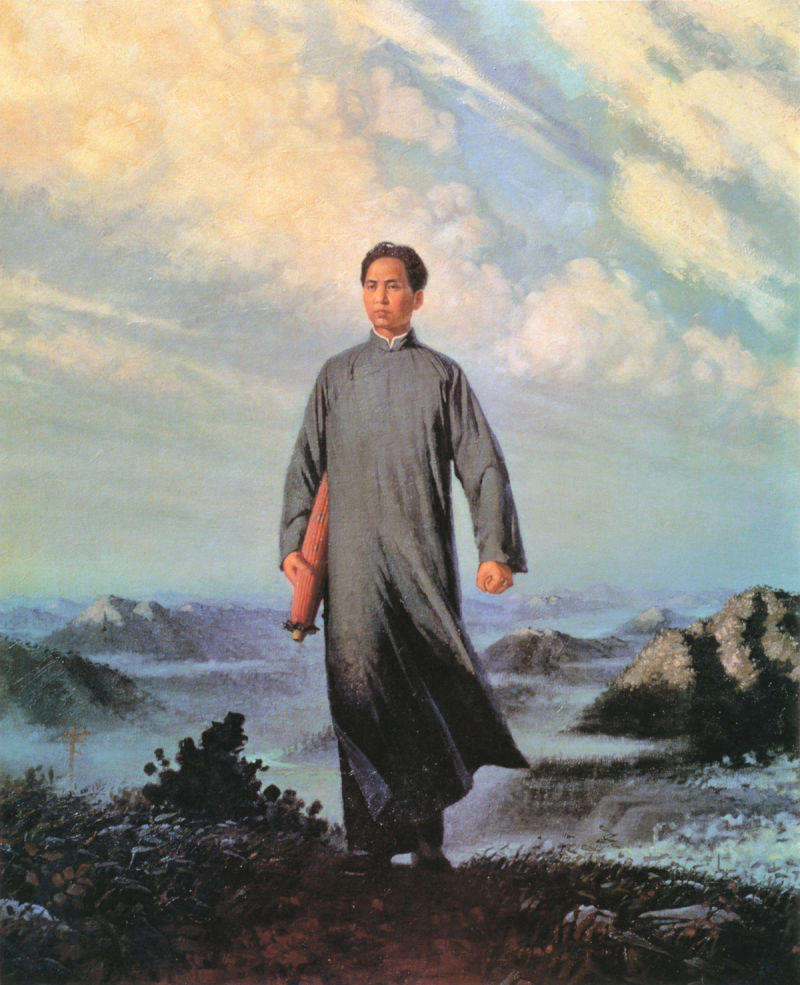 毛泽东的足迹 当代名家油画精品集（青年时期） - 潮河边人 - 潮河边人博客