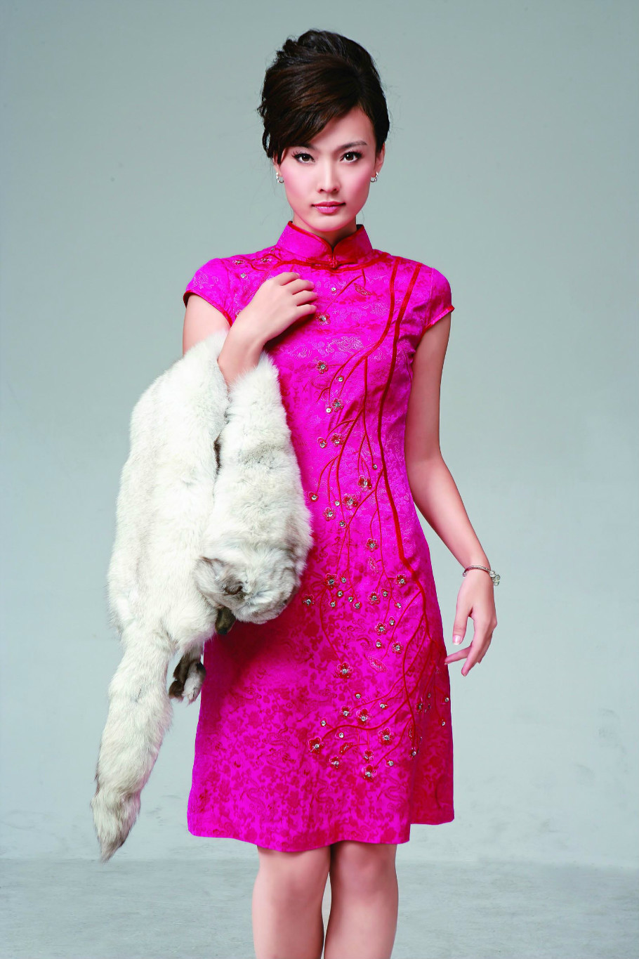 【旗袍美女 】美丽新娘 - 秋叶 - 