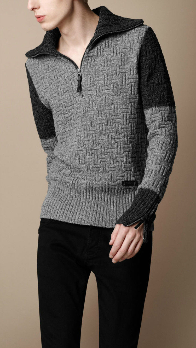 Burberry 的男装毛衣 - 云淡风轻 - 子衿精致手編