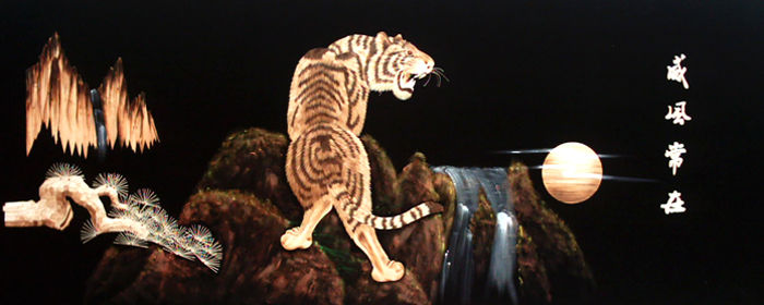 精彩的芦苇工艺画=1 - 水帘洞主 - 水帘洞主