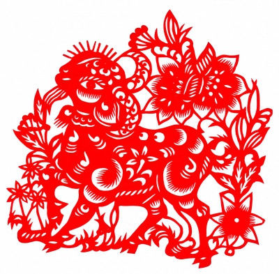 【潇洒艺术-276】请您欣赏：羊年剪纸 - 潇洒如风 - 潇洒天地 如意家园