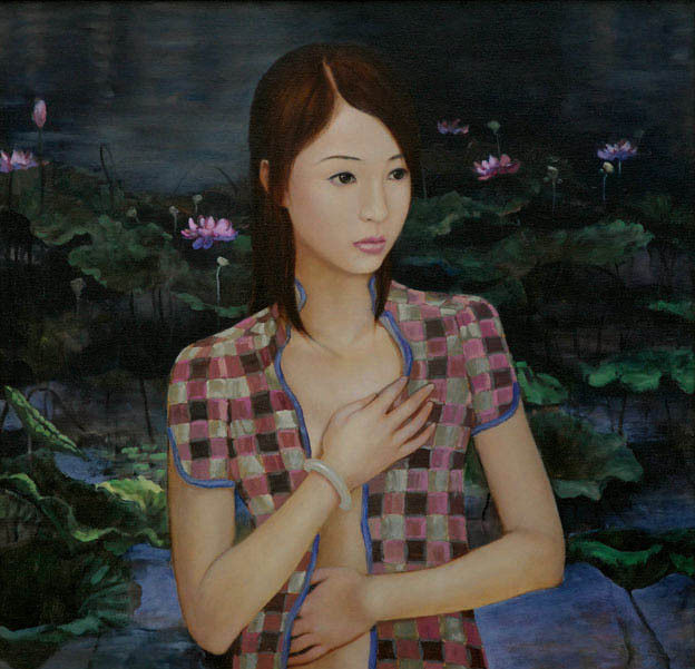 陈漫天的美女油画作品。 - │Icê Blüe│ - ∑xtent°∧rt，