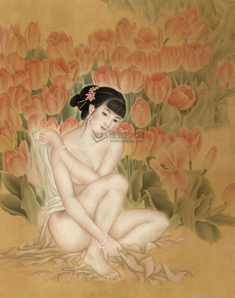 中青年艺术家 崔景哲［浓墨重彩］工笔人物画 - 石墨閣 - 石墨閣