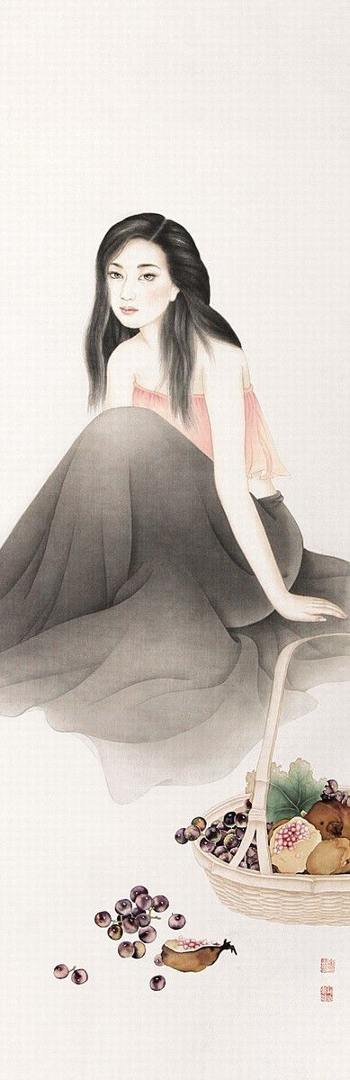 中青年艺术家 崔景哲［浓墨重彩］工笔人物画 - 石墨閣 - 石墨閣