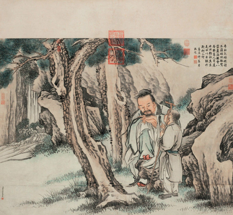 金廷标（清）人物山水作品欣赏 - wangchangzhengb - wangchangzhengb的博客