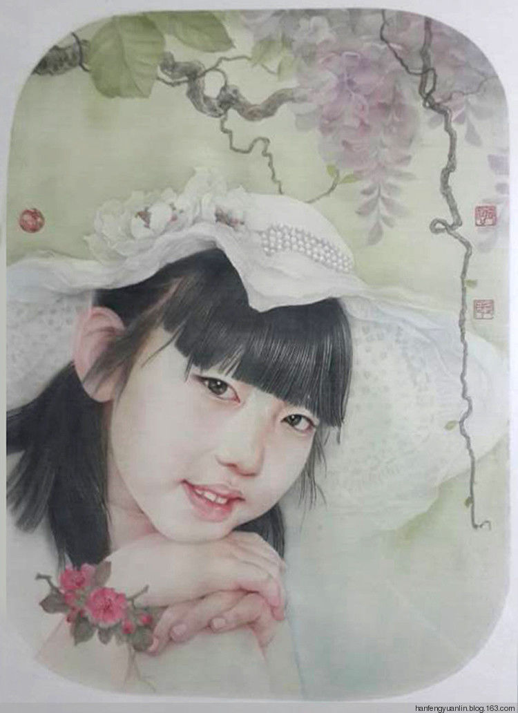 纪淑文、邱皓 、邱月母女工笔作品(1) - 山野村夫 - 山野村夫
