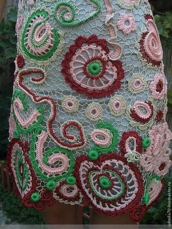 拼花钩裙 - 钩织乐趣 - 钩织乐趣的博客