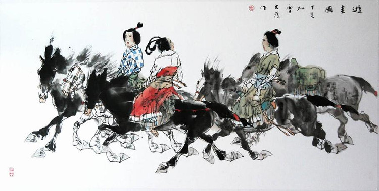 刘大为的工笔人物画 - MING - MING-BLOG