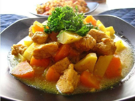 咖喱鸡块