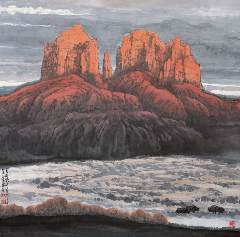 丁宁原作品欣赏 - 山野村夫 - 山野村夫