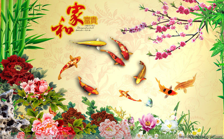 吉祥富贵“九鱼图“99幅，太漂亮了 - 宝贝梦 - 分享美丽·分享快乐·品味人生