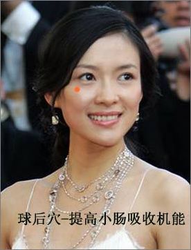 　球后穴--提高小肠的机能