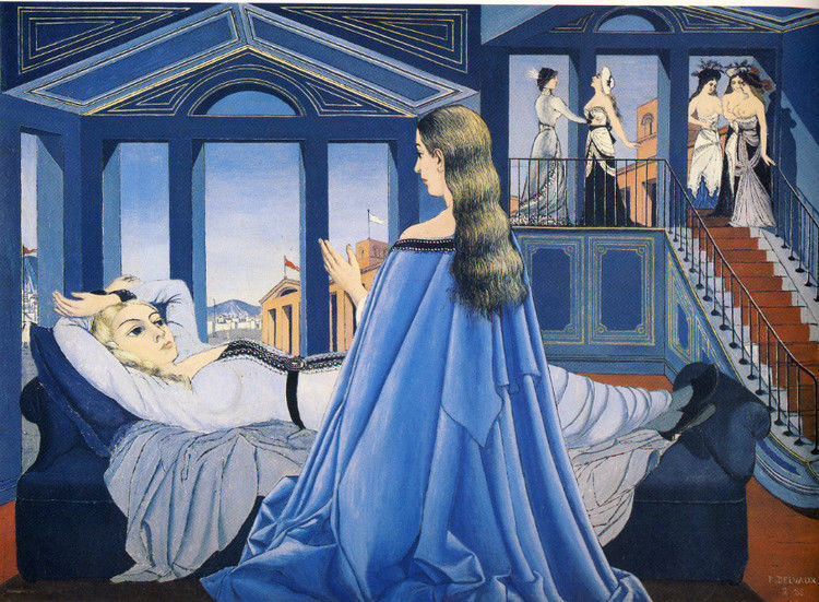 比利时艺术家 保罗·德尔沃  Paul Delvaux - 石墨閣 - 石墨閣
