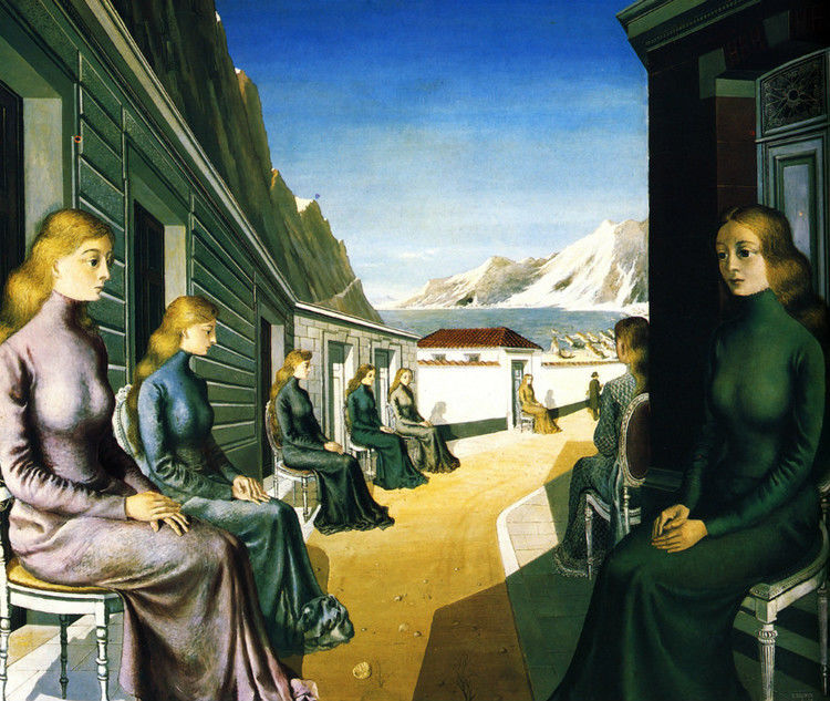 比利时艺术家 保罗·德尔沃  Paul Delvaux - 石墨閣 - 石墨閣