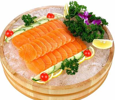 生吃三文鱼的做法