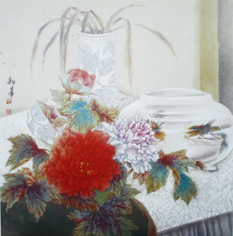 【书画艺术】名家画牡丹精选 - 雁飞墨行 - 雁飞