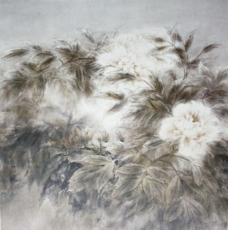 【书画艺术】名家画牡丹精选 - 雁飞墨行 - 雁飞