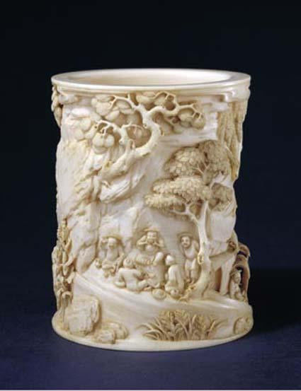 文房清玩(笔洗 笔筒 笔架 笔插 笔掭 砚滴 砚屏 水盂 墨床 臂搁 镇纸 印章 印盒 山子 - 苍茫大漠 - 苍茫大漠 的博客